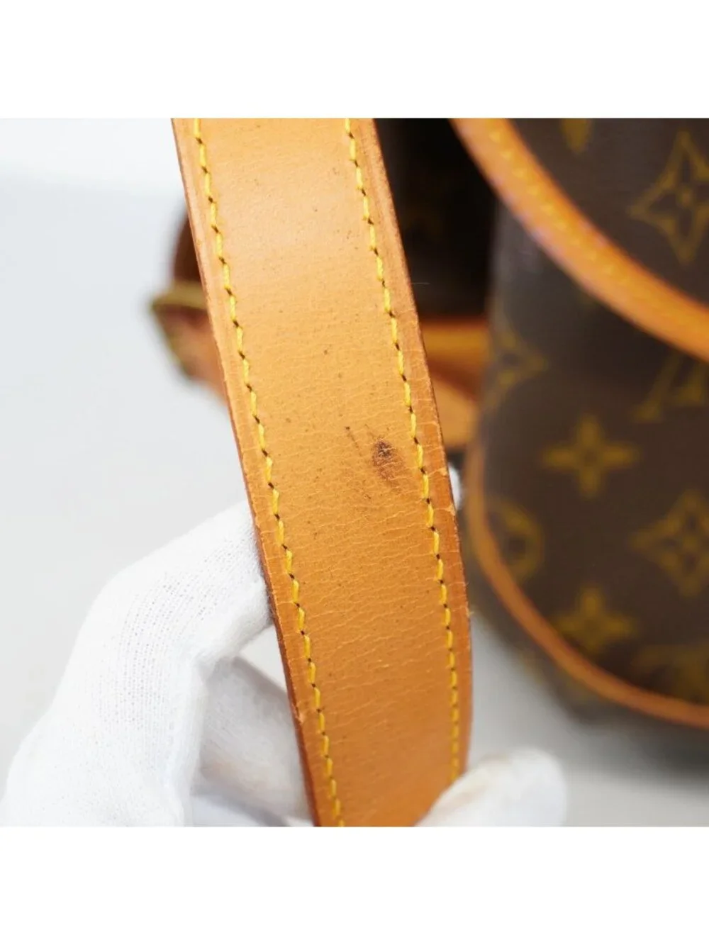 Louis Vuitton Shoulder Bag Monogram Saumur 43 Brown